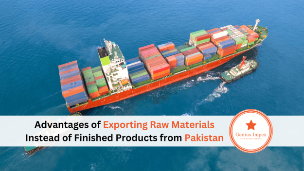 Advantages of exporting raw materials instead of finished products from Pakistan